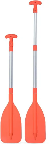 CA333 orange adjustable canoe paddle
