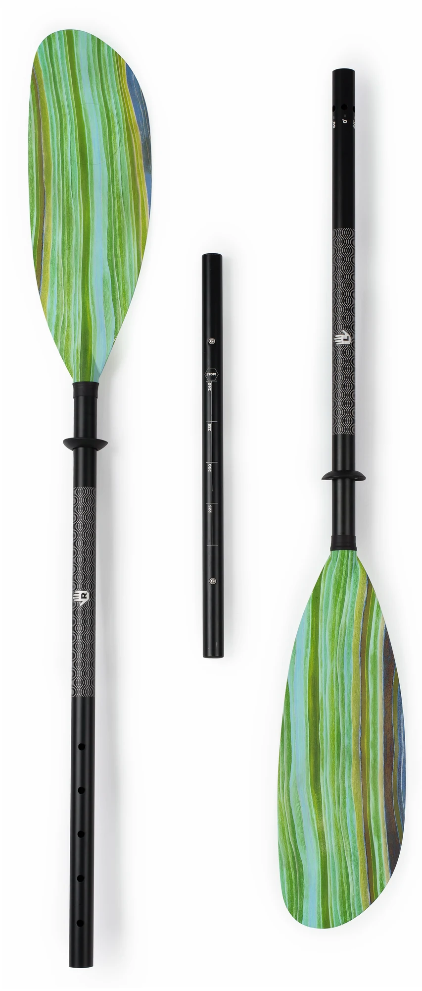 K21 series green graphic kayak paddle
