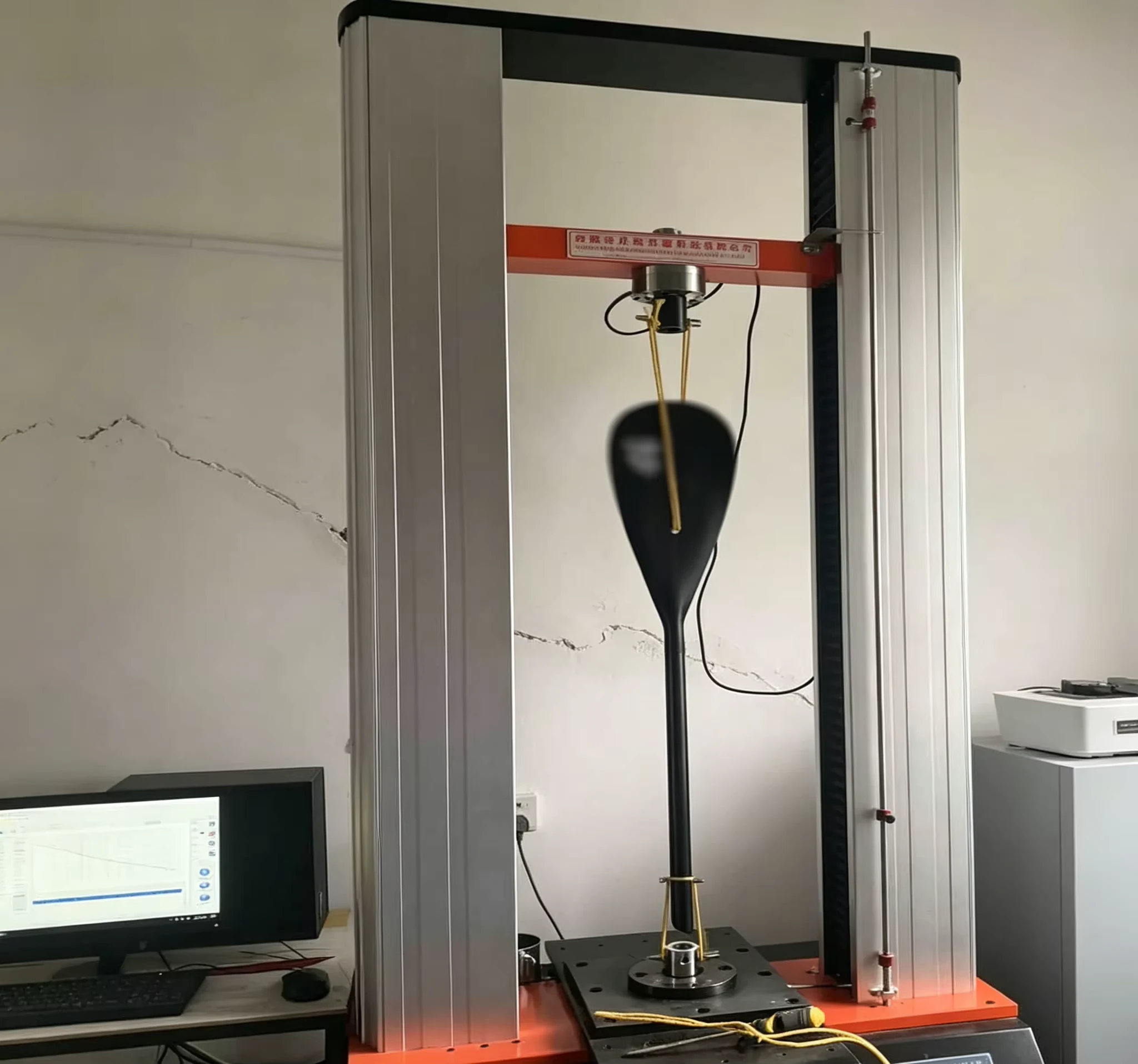 In-house paddle testing equipment